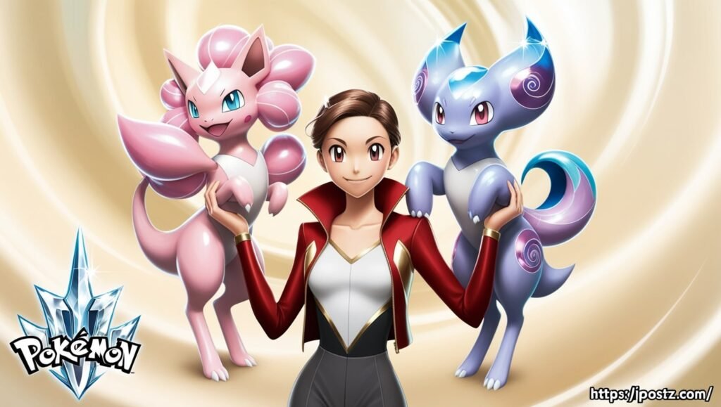 Miette's Shiny Sylveon and Shiny Sylveon Pokémon Sword