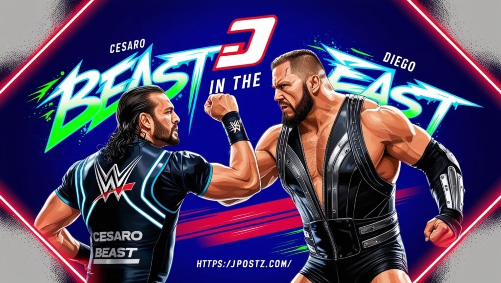 Cesaro vs Diego Beast in the East J Sports